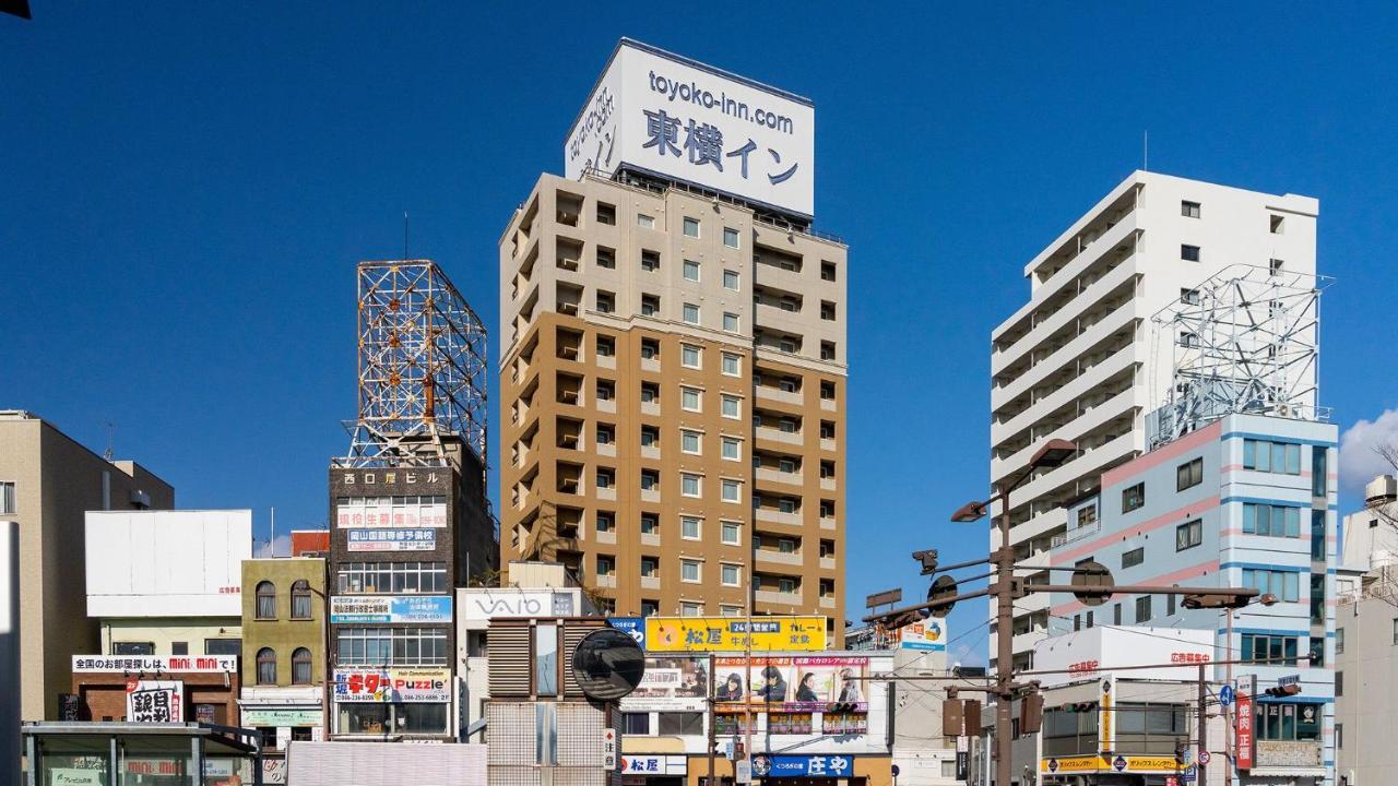 Toyoko Inn Okayama Eki Nishi Guchi Hiroba Exterior photo